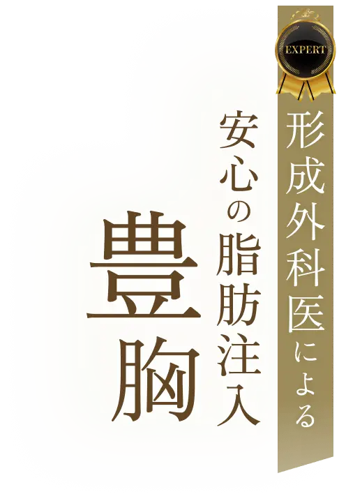 形成外科医による安心の脂肪注入豊胸